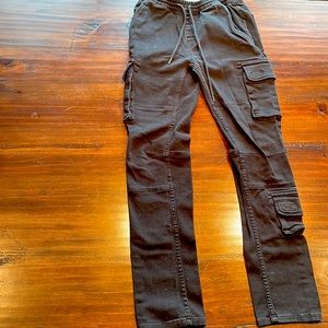 Black cargo pants